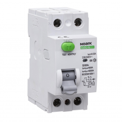 NOARK Wyłącznik różnicowoprądowy RCCB 2P 40A 0,03A typ AC Ex9L-N 108315