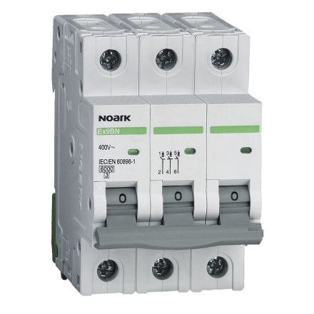 NOARK Wyłącznik nadprądowy 3P B 25A 6kA AC Ex9BN 100055