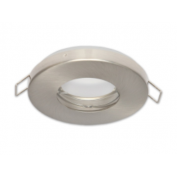 Oprawa oprawka halogenowa okrągła wodoodporna IP44 satyna