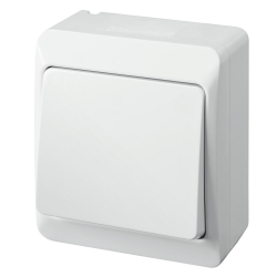 Elektro-Plast HERMES Łącznik krzyżowy natynkowy IP44 biały 0338-02