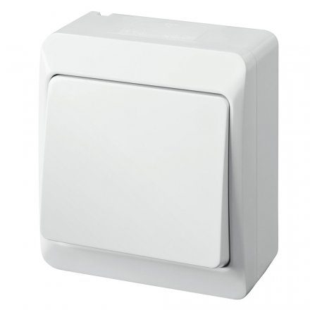 Elektro-Plast HERMES Łącznik krzyżowy natynkowy IP44 biały 0338-02