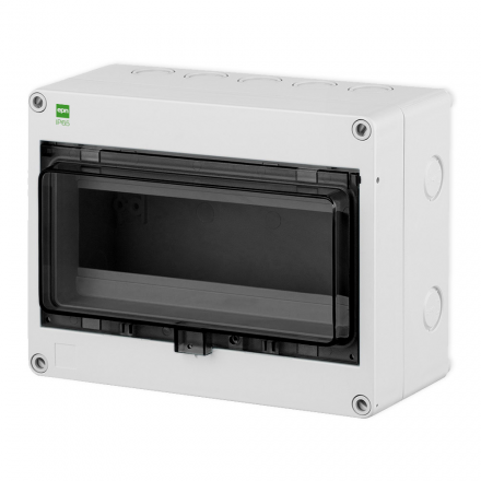 Elektro-Plast Rozdzielnica natynkowa HERMETICA RN-1x8 IP65 szara 2204-01