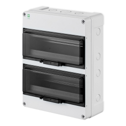 Elektro-Plast Rozdzielnica natynkowa HERMETICA RN-2x12 IP65 szara 2209-01