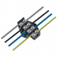 ELEKTRO-PLAST Płytka odgałęźna, 4-torowa, 10 mm² 0953-00