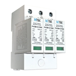 LC Ogranicznik przepięć B+C 3P 20kA 4kV DC FOTOWOLTAIKA PVOB+C/1000