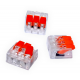LC Szybkozłączka uniwersalna 3x0,2-4mm² transparentna ZP603 10szt.