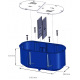 SIMET Puszka podtynkowa MULTIBOX do pustych ścian GK 2x⌀60mm P2x60D 32092203