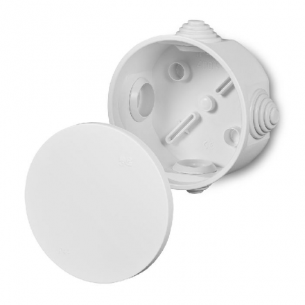 ELEKTRO-PLAST Puszka elektroinstalacyjna FAST-BOX odgałęźna natynkowa IP55 biała 0241-00