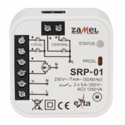 ZAMEL EXTA STEROWNIK ROLET PRZEWODOWY DOPUSZKOWY SRP-01