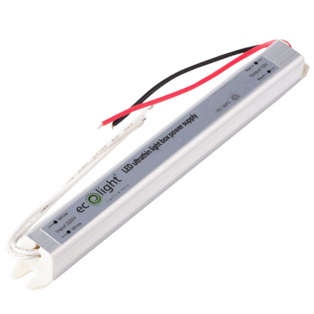 ECOLIGHT Zasilacz meblowy 2A / 24W 12V IP20 do LED