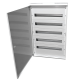 NOARK Rozdzielnica natynkowa 5x24 IP30 metalowa EMFS5 120W 109817