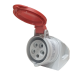 ELEKTROMET Gniazdo siłowe tablicowe N/T IP44 16A 5P 400V 921860
