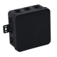 Viplast V6 Puszka natynkowa 85x85x41 IP44 czarna 036-05