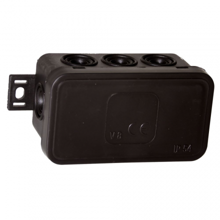 Viplast V8 Puszka natynkowa 80x45x41 IP54 czarna 038-05