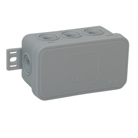Viplast V8 Puszka natynkowa 80x45x41 IP54 popiel 038-03