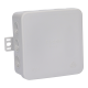 SPAMEL Puszka odgałęźna naścienna szara - 85 x 85 x 40 mm E113