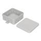 SPAMEL Puszka odgałęźna naścienna szara - 85 x 85 x 40 mm E113
