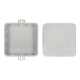 SPAMEL Puszka odgałęźna naścienna szara - 85 x 85 x 40 mm E113