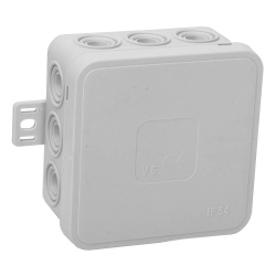 Viplast V5 Puszka natynkowa 75x75x41 IP54 popielata 035-03