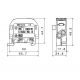 SIMET SIMBLOCK Blok rozdzielczy - odgałęźny Al/Cu 2x25mm² SCB-25 zielony 81501005