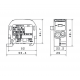 SIMET SIMBLOCK Blok rozdzielczy - odgałęźny Al/Cu25+35mm² SCB-35 zielony 81502005