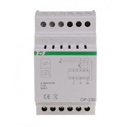 F&F Przekaźnik czasowy 2P 2x8A 230V PCU-510 DUO