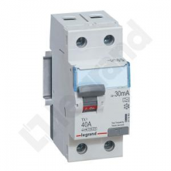 LEGRAND Wyłącznik różnicowoprądowy 2P 40A 0,03A typ A P302 TX³ 411560