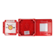 SPAMEL Przycisk przeciwpożarowy natynkowy ROP z diodami IP65 PWP1-W01-A-11-2LED7