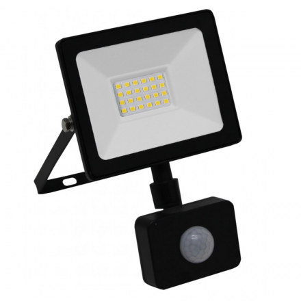 MAXLED Naświetlacz wodoodporny IP65 LED 20W 230V z CZUJNIK RUCHU barwa zimna