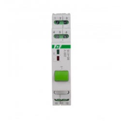 F&F Przekaźnik impulsowy bistabilny z przyciskiem 16A 230V BIS-411B