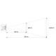 F&F Laserowy czujnik odległości ToF DRL-12 aluminium