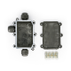 ELEKTRO-PLAST Puszka z dławikami N/T hermetyczna IP68 80x52x31 czarna PI3P 63.3