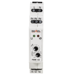 ZAMEL Przekaźnik bistabilny z wyłącznikiem czasowym 1Z 230V PBM-03