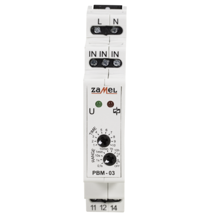 ZAMEL Przekaźnik bistabilny z wyłącznikiem czasowym 1Z 24V PBM-03/24V