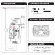 ZAMEL Przekaźnik bistabilny z wyłącznikiem czasowym 1Z 24V PBM-03/24V