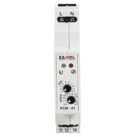 ZAMEL EXTA PCM-01 Przekaźnik opóźniony 1Z 16A 230V