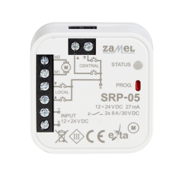 ZAMEL EXTA STEROWNIK ROLET PRZEWODOWY DOPUSZKOWY 12-24V SRP-05