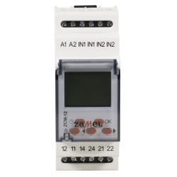 ZAMEL EXTA ZCM-12 Programator czasowy LCD 2-kanały