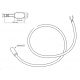 ZAMEL Sonda temperatury NTC przewód 3m NTC-03