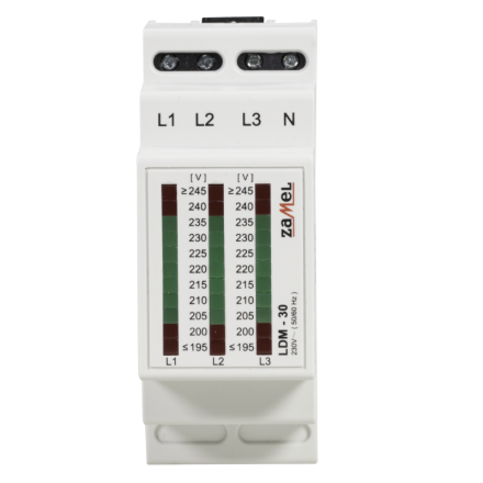 ZAMEL EXTA Wskaźnik napięcia 3F 230/400V LDM-30
