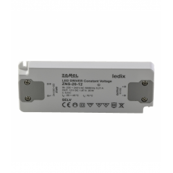 ZAMEL LEDIX Zasilacz LED natynkowy 12V 20W ZNS-20-12