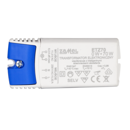 ZAMEL LEDIX Transformator halog. 230/11,5V 0-70W ETZ70