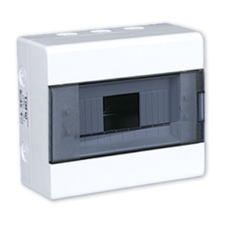 Elektro-Plast Rozdzielnica natynkowa 1x8 IP40 dymna SRn-8 (N+PE) 1.2