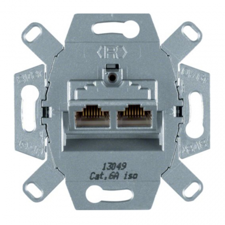 BERKER one.platform Mechanizm gniazdo komputerowe 2xRJ45 kat.6a 4587