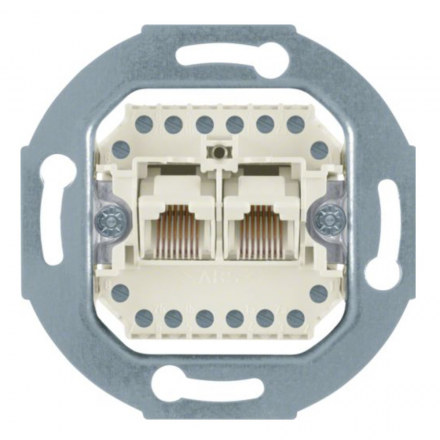 BERKER one.platform Mechanizm gniazdo telefoniczne 2xRJ12 534539