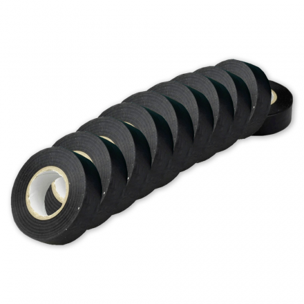 Taśma izolacyjna PCV 19mm 20m czarna 10 szt.