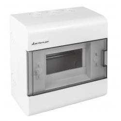 Elektro-Plast Rozdzielnica natynkowa 1x6 IP40 dymna SRn-6 (N+PE) 1.1