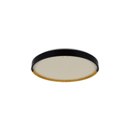 Plafoniera LED okrągła 16W neutr IP44 FARNA dąb/czarny 04155
