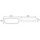 Plafoniera LED owal 12W b. neutralna hermet. IP65 ARON 03798
