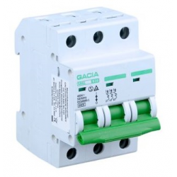 GACIA Wyłącznik nadprądowy SB6L B 3P 16A 6kA AC